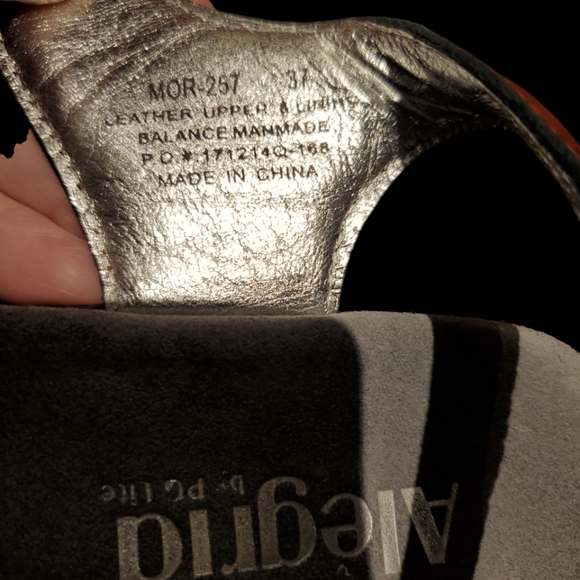 Alegria, red metallic leather, sz 37 - Picture 7 of 15